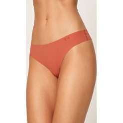 Under Armour - Stringi (3-pack). Czerwone majtki damskie Under Armour, l, z elastanu. W wyprzedaży za 89,90 zł.