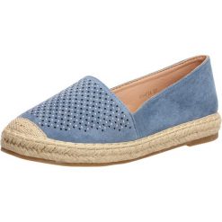 Niebieskie espadryle damskie S.BARSKI RS-C74. Niebieskie espadryle damskie S.barski, bez wzorów, na wysokim obcasie, na obcasie. W wyprzedaży za 99,00 zł.
