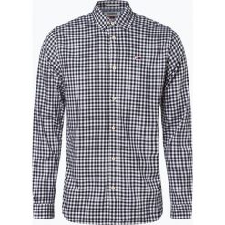 Tommy Jeans - Koszula męska, niebieski. Niebieskie koszule męskie Tommy Jeans, m, bez wzorów, z jeansu, bez kołnierzyka, bez rękawów. Za 299,95 zł.