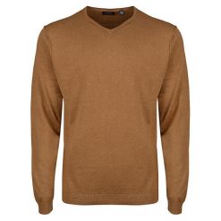 Only&Sons Męska Sweter Alex 12 Detail V-Neck Knit Chai Tea (Rozmiar M). Brązowe swetry męskie marki Only&Sons, m, bez wzorów, z jeansu, bez kołnierzyka, bez kaptura. W wyprzedaży za 130,00 zł.