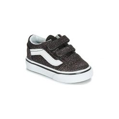Buty Dziecko Vans OLD SKOOL V. Czarne trampki dziewczęce Vans, bez wzorów, bez zapięcia. Za 219,00 zł.