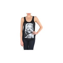 Topy na ramiączkach / T-shirty bez rękawów Eleven Paris MARYLIN DEB W. Czarne bluzki damskie marki Eleven Paris, s, bez wzorów, bez kołnierzyka. Za 119,20 zł.