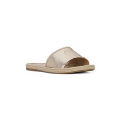 Sandały Tommy Hilfiger 709 FLAT MULE. Czarne sandały damskie marki TOMMY HILFIGER, z materiału, z okrągłym noskiem, na obcasie. Za 232,49 zł.