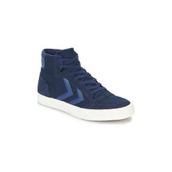 Buty Hummel STADIL RMX HIGH. Niebieskie trampki i tenisówki damskie Hummel, bez wzorów, bez zapięcia. Za 287,20 zł.