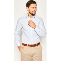 Koszula Tommy Hilfiger Tailored Check Classic TT0TT06825. Niebieskie koszule męskie Tommy Hilfiger Tailored, m, bez wzorów, z bawełny, casualowe, bez kołnierzyka, bez rękawów. W wyprzedaży za 239,00 zł.