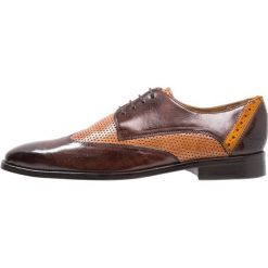 Buty wizytowe męskie: Melvin & Hamilton MARTIN Eleganckie buty dark brown/tan/ yellow