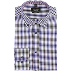 Koszula bexley 2583 długi rękaw slim fit brąz. Niebieskie koszule męskie Recman, m, bez wzorów, bez kołnierzyka, z długim rękawem. Za 139,00 zł.