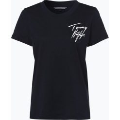 Tommy Hilfiger - T-shirt damski, niebieski. Niebieskie t-shirty damskie marki Orsay, xs, w grochy, z dzianiny. Za 129,95 zł.