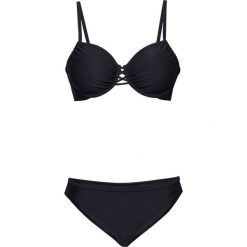 Stroje dwuczęściowe damskie: Bikini na fiszbinach (2 części) bonprix czarny