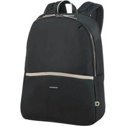 Plecak SAMSONITE Nefti 14.1 cali Czarno-piaskowy. Czarne plecaki damskie Samsonite, bez wzorów, biznesowe. Za 329,00 zł.