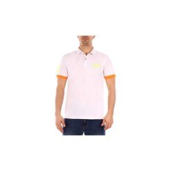 Koszulki polo z krótkim rękawem Sun68 A19118. Białe koszulki męskie SUN68, xl, bez wzorów, z krótkim rękawem. Za 363,89 zł.