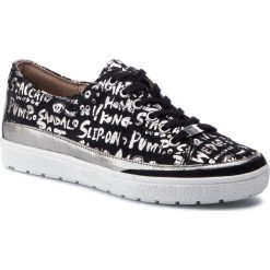 Sneakersy CAPRICE - 9-23664-32 Black Leatters 080. Czarne półbuty damskie Caprice, ze skóry. W wyprzedaży za 179,00 zł.