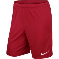 Nike Spodenki piłkarskie PARK II M 725887-657 czerwone M. Czerwone spodenki sportowe męskie marki Nike, sportowe. Za 56,01 zł.