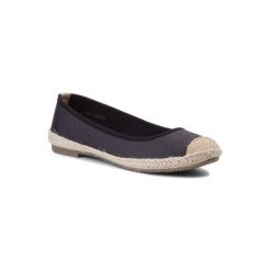 JENNY FAIRY WYL1233S-2. Czarne espadryle damskie Jenny Fairy, bez wzorów, z tworzywa sztucznego, bez obcasa. Za 49,99 zł.
