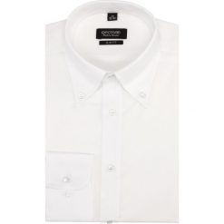 Koszula versone 2747 długi rękaw slim fit biały. Białe koszule męskie marki Recman, m, bez wzorów, bez kołnierzyka, z długim rękawem. Za 129,00 zł.