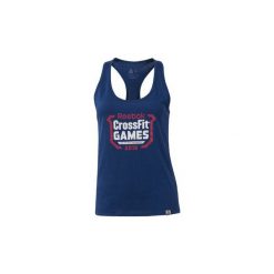 Topy na ramiączkach / T-shirty bez rękawów Reebok Sport Top CrossFit Games. Niebieskie topy sportowe damskie Reebok Sport, m. Za 119,00 zł.