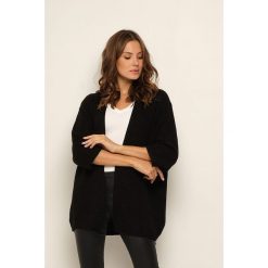 Kardigan "Belle" w kolorze czarnym. Czarne swetry damskie Manoukian, s, z wełny. W wyprzedaży za 109,95 zł.