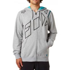 Bluzy męskie: FOX Bluza Męska Stretcher Seca Zip Xl Szary