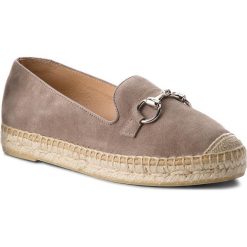 Espadryle KANNA - KV8006 Ante Gris. Brązowe espadryle damskie marki Kanna, z materiału, na płaskiej podeszwie. W wyprzedaży za 159,00 zł.