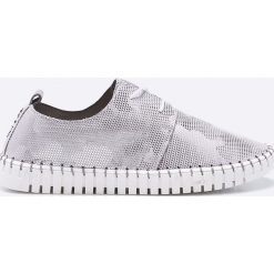 Carinii - Buty. Szare buty sportowe damskie Carinii, bez wzorów, ze skóry, sportowe. W wyprzedaży za 129,90 zł.