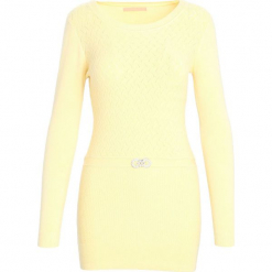 Żółty Sweter From Me. Żółte bez kategorii Born2be, na zimę, xl. Za 29,99 zł.