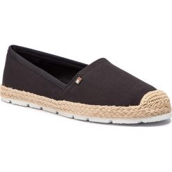 Espadryle TOMMY HILFIGER - Basic Sporty Flat Espadrille FW0FW04041 Black 990. Czarne espadryle damskie TOMMY HILFIGER, bez wzorów, ze skóry ekologicznej, bez obcasa, na płaskiej podeszwie. W wyprzedaży za 209,00 zł.