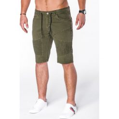 Spodenki i szorty męskie: KRÓTKIE SPODENKI MĘSKIE W046 - KHAKI