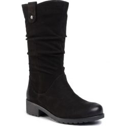Kozaki CAPRICE - 9-26437-23 Black Nubuc 008. Czarne kozaki damskie Caprice, ze skóry, bez obcasa, na obcasie, bez zapięcia. Za 479,00 zł.