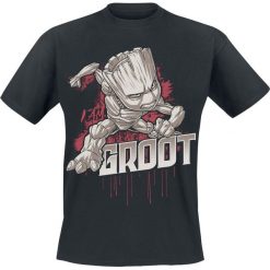 T-shirty męskie: Guardians Of The Galaxy 2 – Groot – Angry T-Shirt czarny