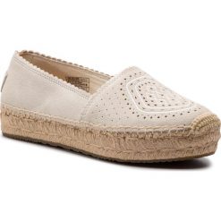 Espadryle UGG - W Heidi Perf 1100981 W/Jsm. Brązowe espadryle damskie Ugg, na co dzień, bez wzorów, z zamszu, bez obcasa, na płaskiej podeszwie, bez zapięcia. W wyprzedaży za 369,00 zł.