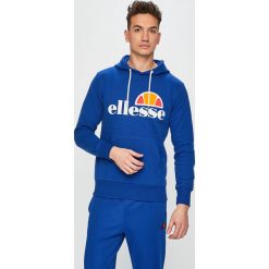 Ellesse - Bluza. Niebieskie bluzy męskie marki Ellesse, s, z nadrukiem, z bawełny, z kapturem, bez rękawów, z kapturem. Za 239,90 zł.