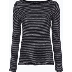 Marc O'Polo - Damska koszulka z długim rękawem, niebieski. Niebieskie t-shirty damskie Marc O'Polo, s, w paski, z bawełny, z klasycznym kołnierzykiem. Za 149,95 zł.