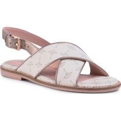 Sandały JOOP! - Cortina 4140004939 Off White 101. Białe klapki damskie JOOP!, bez wzorów, ze skóry ekologicznej, bez obcasa, na obcasie. Za 549,00 zł.