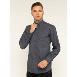 Koszula Karl Lagerfeld 605003 592638. Szare koszule męskie KARL LAGERFELD, m, bez wzorów, z bawełny, biznesowe, bez kołnierzyka, bez rękawów. W wyprzedaży za 289,00 zł.