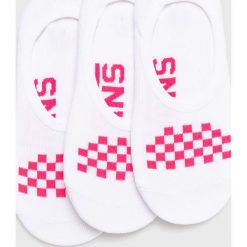Vans - Skarpetki (3-pack). Białe skarpetki dziewczęce Vans, z elastanu. W wyprzedaży za 37,90 zł.