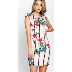 Różowa Sukienka Polish Spring. Czerwone sukienki letnie marki Born2be, l, mini. Za 84,99 zł.