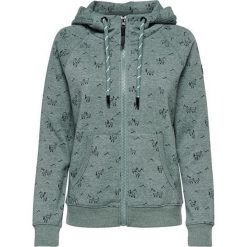 ONLY Damska bluza z kapturem Rina High szyja Zip Hood Swt Nv24-3 Lama Dramat Balsam Green (rozmiar S). Zielone bluzy damskie ONLY, s, bez wzorów, bez rękawów, z kapturem. W wyprzedaży za 116,00 zł.
