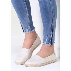 Espadryle damskie: Beżowe Espadryle Loving Tonight