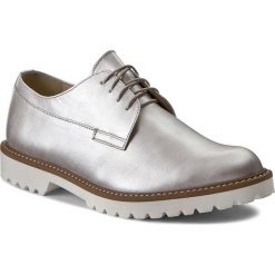 Oxfordy SERGIO BARDI - Olive FS127224217MP 110. Szare półbuty damskie Sergio Bardi, eleganckie, bez obcasa, na obcasie, na sznurówki. W wyprzedaży za 149,00 zł.