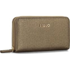 Portfele damskie: Duży Portfel Damski LIU JO – Zip Around Grande An N67044 E0087 Pale Brown Met W9863