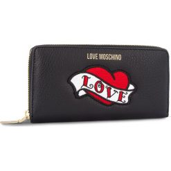 Portfele damskie: Duży Portfel Damski LOVE MOSCHINO - JC5596PP06KY100A Nero