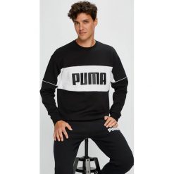 Puma - Bluza. Czarne bluzy męskie marki Puma, m, z nadrukiem, z elastanu, bez kaptura. W wyprzedaży za 239,90 zł.