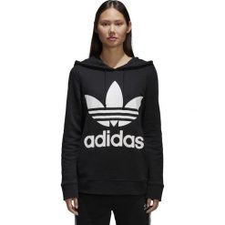 BLUZA Z KAPTUREM ADIDAS TREFOIL (30). Żółte bluzy damskie Adidas, bez wzorów, bez rękawów, z kapturem. W wyprzedaży za 259,99 zł.