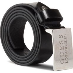 Pasek Męski GUESS - Hype Belts BM7243 LEA35 BLA. Czarne paski męskie Guess, w paski, ze skóry. Za 239,00 zł.