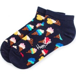 Skarpety Niskie Unisex HAPPY SOCKS - ICC05-6500 Granatowy Kolorowy. Niebieskie skarpetki damskie marki Happy Socks, bez wzorów, z elastanu. Za 32,90 zł.