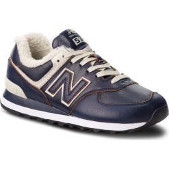 Sneakersy NEW BALANCE - ML574WNF Granatowy. Niebieskie sneakersy męskie New Balance, na co dzień, bez wzorów, ze skóry ekologicznej, klasyczne, bez zapięcia. W wyprzedaży za 229,00 zł.