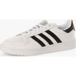 Adidas Originals - Tenisówki męskie z dodatkiem skóry – Team Court, biały. Białe trampki męskie adidas Originals, bez wzorów, ze skóry, klasyczne, bez zapięcia. Za 349,95 zł.