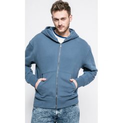 Review - Bluza. Niebieskie bluzy męskie Review, m, bez wzorów, z bawełny, z kapturem, bez rękawów, z kapturem. W wyprzedaży za 129,90 zł.