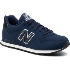 Sneakersy NEW BALANCE - GW500PSN Granatowy. Niebieskie półbuty damskie New Balance, bez wzorów, ze skóry ekologicznej, bez obcasa, na płaskiej podeszwie, bez zapięcia. W wyprzedaży za 169,00 zł.