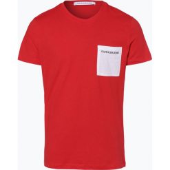 T-shirty męskie: Calvin Klein Jeans – T-shirt męski, czerwony